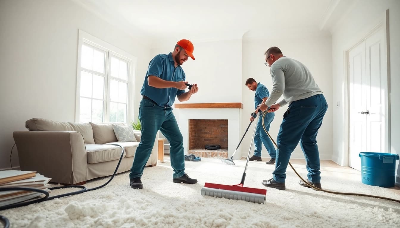 Efficient spray foam removal Surrey in action within a bright renovation setting.