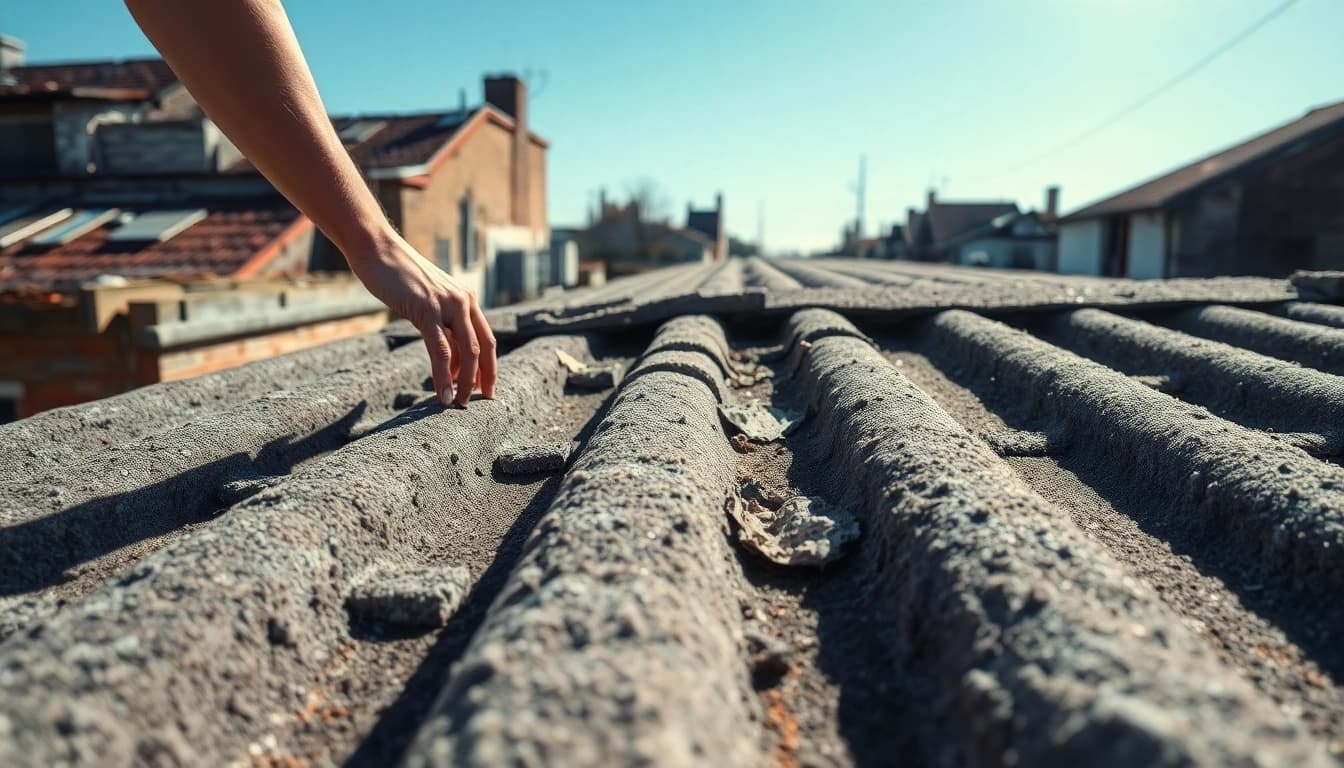 Examine spray foam roof problems showcasing damage and deterioration.