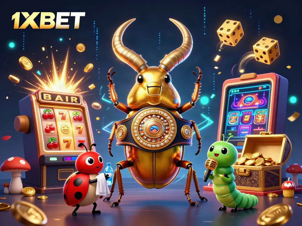 Engage in thrilling games at 1XBET with fast jackpots, celebrations, and colorful illustrations.