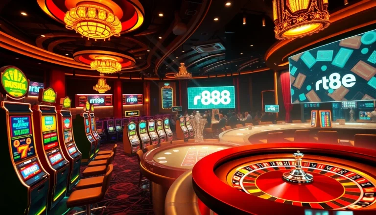 Dive into the thrilling experience at trang chủ rr88 with vibrant casino games like poker, slots, and roulette.