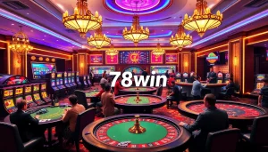 Experience the thrilling energy of gambling at trang chủ 78win, featuring dynamic casino tables and vibrant slot machines.