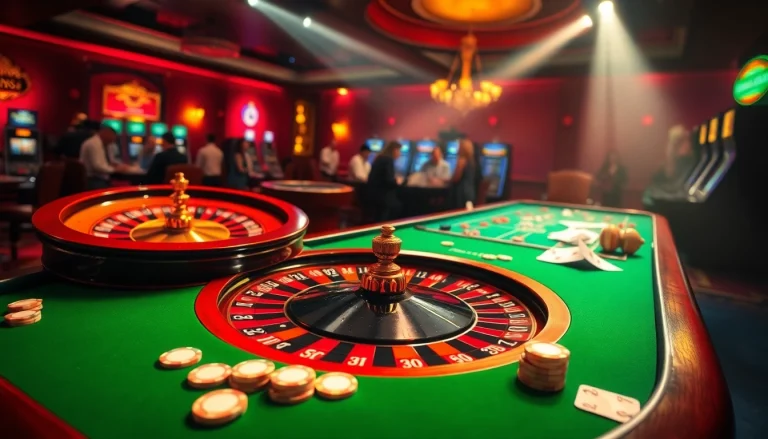 The bustling atmosphere of norska casino utan svensk licens features players excitedly betting at the roulette wheel.