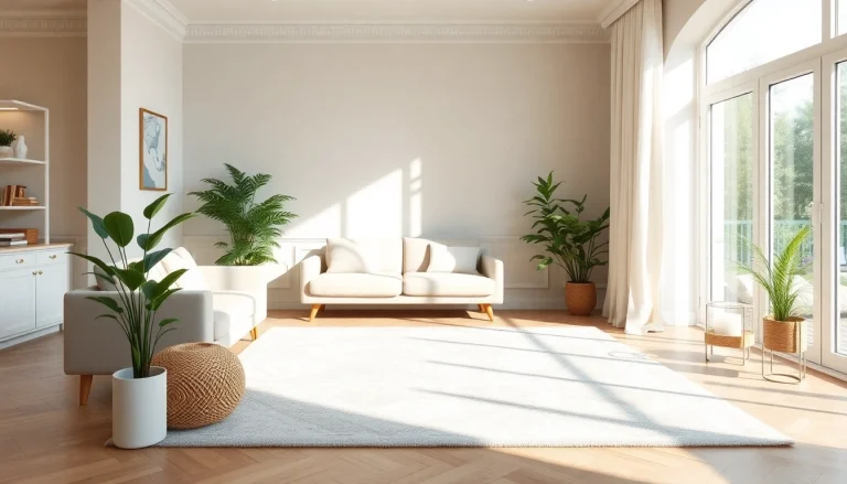 Experience professional Lavaggio tappeto Milano with a beautifully cleaned area rug in a bright living room.