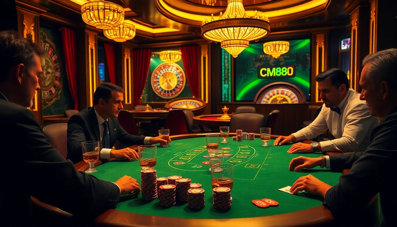 CM88 enhances the poker night atmosphere with vibrant chips and luxurious decor.