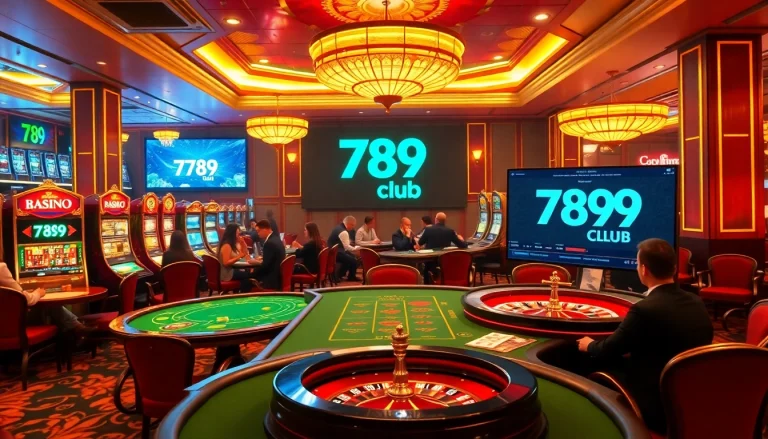Players winning at the 789 club casino, showcasing excitement and luxury in gaming.