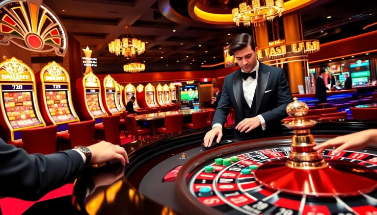 Engaging players at the 78WIN casino, immersed in an exciting roulette game with vibrant atmosphere.
