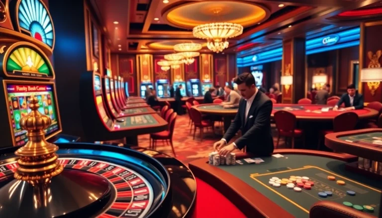 High-stakes players strategizing at a casino table, showcasing qq88 to gaming elements.
