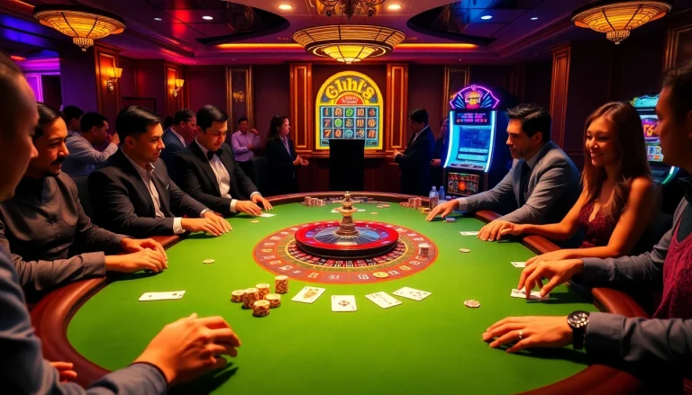 Experience thrilling gameplay at nhà cái 888b with vibrant casino tables and exciting betting options.