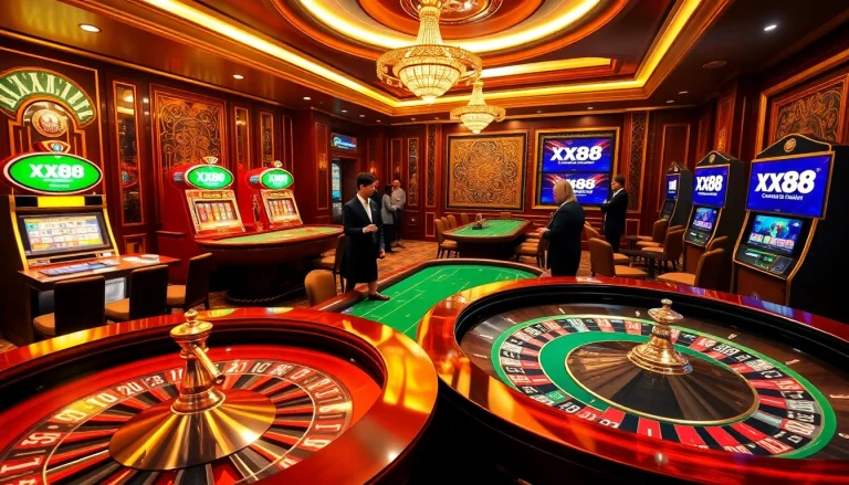 Experience the thrill of gambling at xx88 with dynamic tables and vibrant casino games.