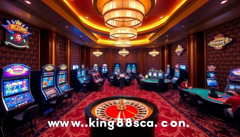 Experience the thrill of gambling at https://king88sa.com/ with vibrant casino games and excitement.