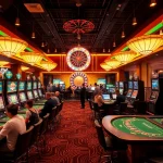 KJC RR88 players engaging in thrilling gambling activities at a luxurious casino environment.