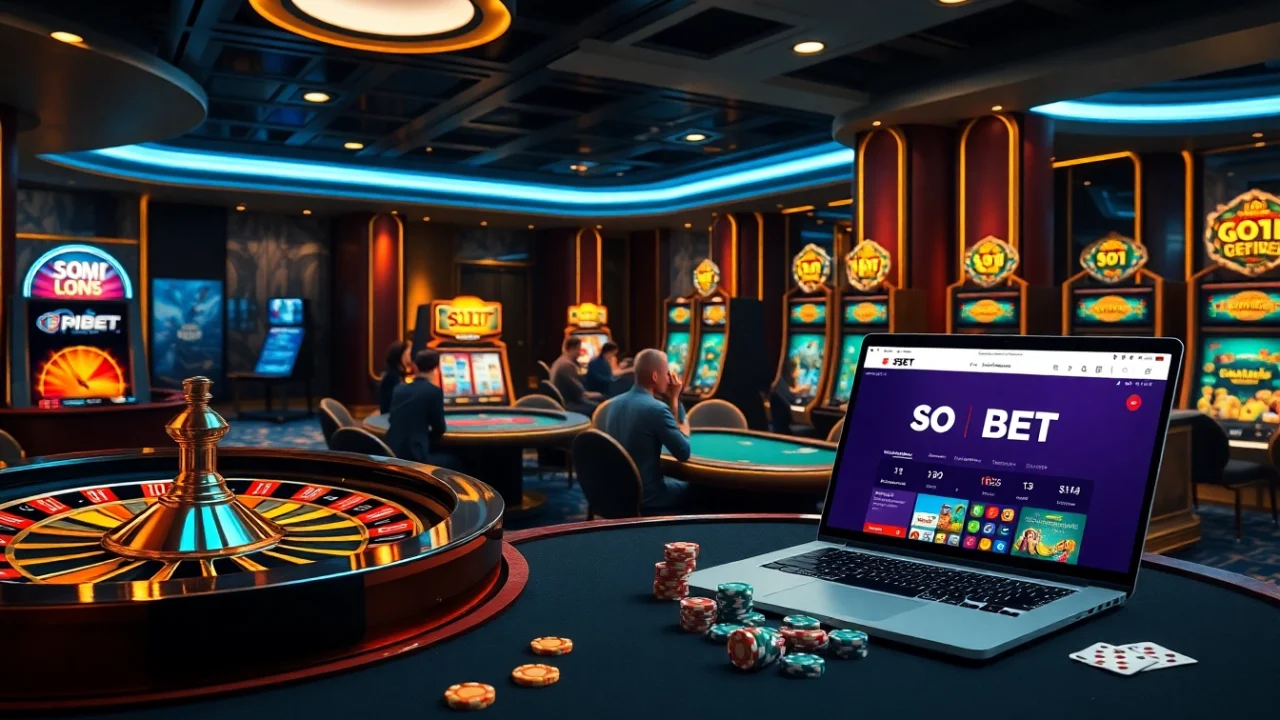 Experience thrilling gaming at https://soibet.vision/ with vibrant roulette wheels and engaging table games.