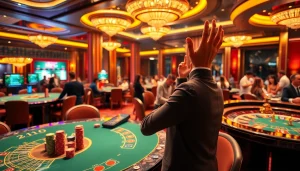 Experience thrilling betting at kjc rr88 with sophisticated casino tables and vibrant poker action.