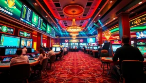 Exciting online casino scene at tk88win.live showcasing sports betting and vibrant gaming.