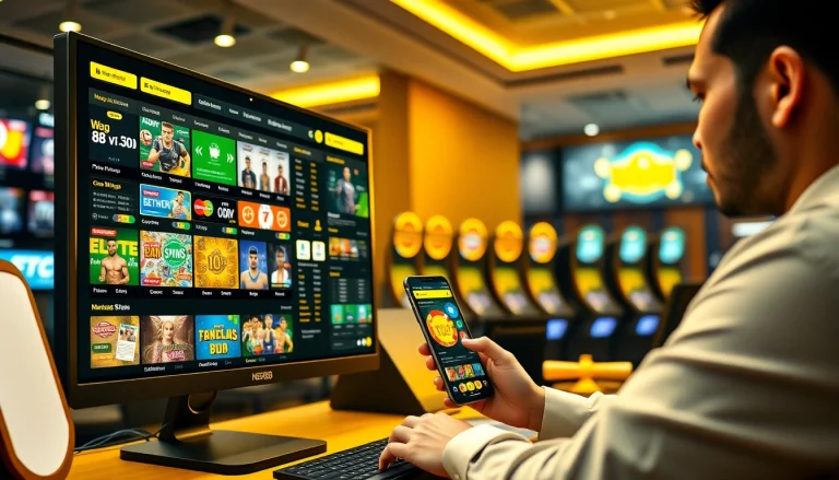 New88 online betting platform interface showcasing vibrant games and user engagement