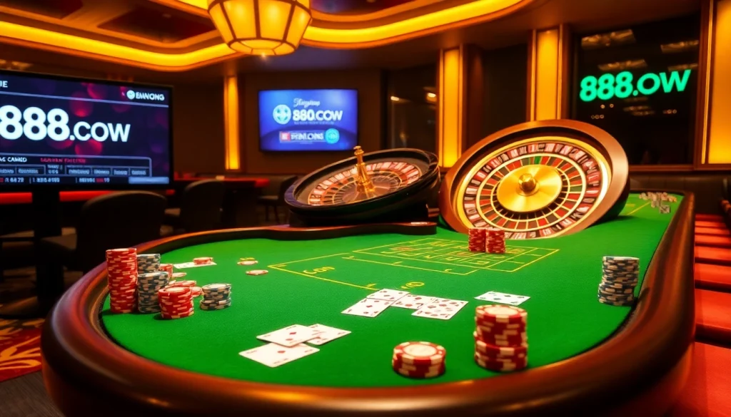 Experience the thrill of winning at 888NOW.COM with vibrant casino tables and high-end gaming.