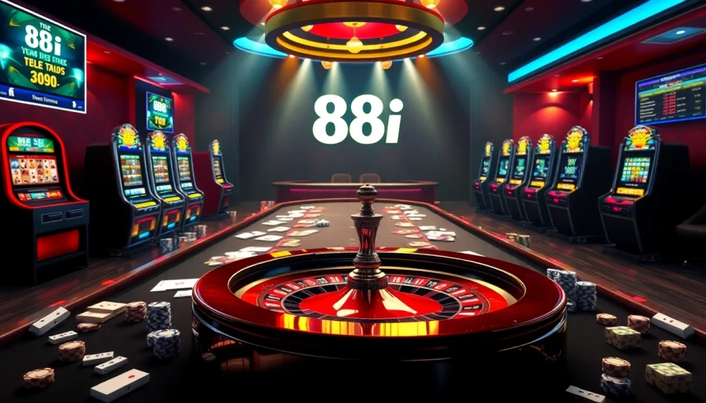 Experience thrilling gameplay at 88i with vibrant poker tables and exciting casino games.