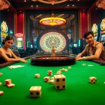 Enjoy thrilling gameplay at a casino with link i9bet featuring poker tables and vibrant slot machines.