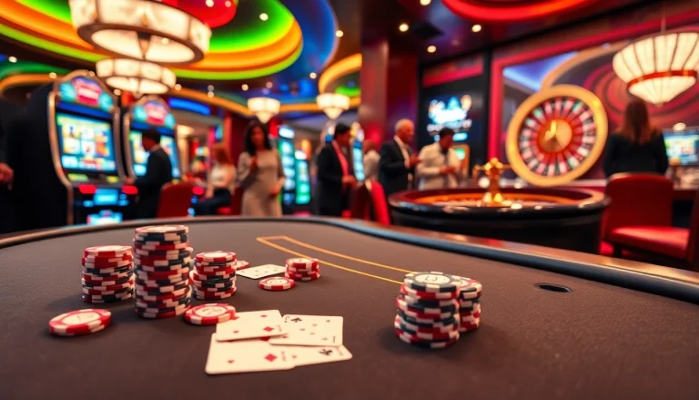 Excited gamblers enjoying the home vvjl casino experience at a beautifully designed poker table.