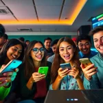 Players enjoying innovative games on 56WIN.com, showcasing excitement and engagement in online gambling.