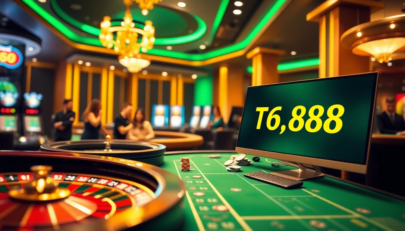Experience thrilling online gambling at https://tg88-casino.com/ with vibrant tables, roulette wheels, and exciting gameplay.