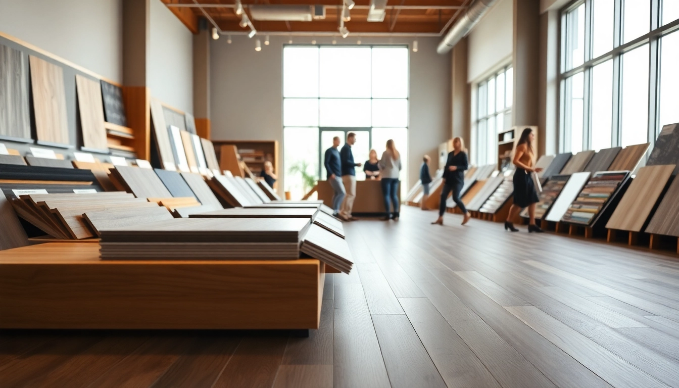 Shop at flooring stores near me for quality vinyl flooring in a professional showroom.