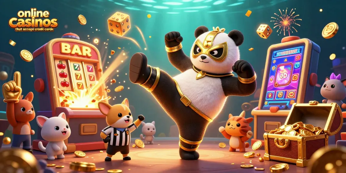 Experience the excitement of online casinos that accept credit cards with dynamic characters and action-packed elements.