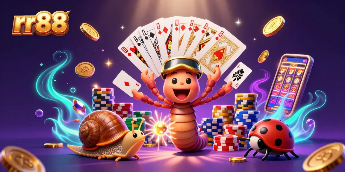Experience thrilling wins with rr88 as a millipede dealer and high-roller snail in a vibrant casino scene.